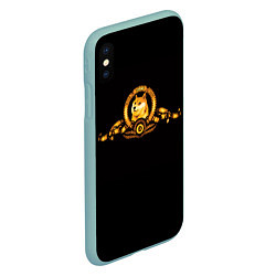 Чехол iPhone XS Max матовый DOGE COIN ДОГИ МЕМ, цвет: 3D-мятный — фото 2