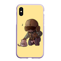 Чехол iPhone XS Max матовый J?ger Rainbow Six Art 01