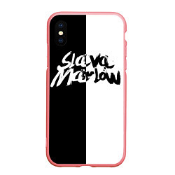 Чехол iPhone XS Max матовый SLAVA MARLOW 6, цвет: 3D-баблгам