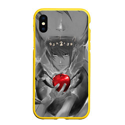 Чехол iPhone XS Max матовый DEATH NOTE ТЕТРАДЬ СМЕРТИ