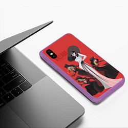 Чехол iPhone XS Max матовый VILLAGE resident evil, цвет: 3D-фиолетовый — фото 2