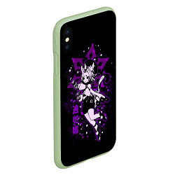 Чехол iPhone XS Max матовый GENSHIN IMPACT, ДИОНА, цвет: 3D-салатовый — фото 2