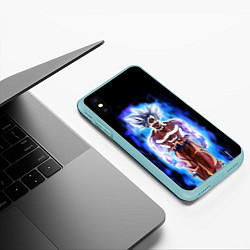 Чехол iPhone XS Max матовый КОГУ СИМВОЛ НА СПИНЕ, цвет: 3D-мятный — фото 2