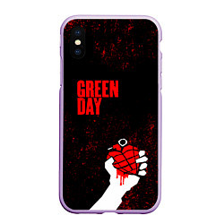 Чехол iPhone XS Max матовый Green day