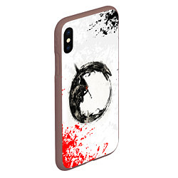 Чехол iPhone XS Max матовый BERSERK БЕРСЕРК, цвет: 3D-коричневый — фото 2