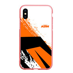 Чехол iPhone XS Max матовый KTM КТМ Z, цвет: 3D-баблгам