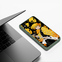 Чехол iPhone XS Max матовый ЗЕНИТЦУ КЛИНОК РАССЕКАЮЩИЙ, цвет: 3D-темно-зеленый — фото 2
