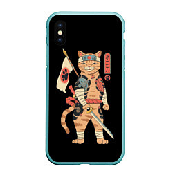 Чехол iPhone XS Max матовый Shogun Cat