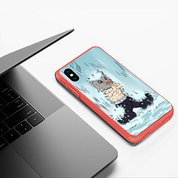 Чехол iPhone XS Max матовый МЕДИТАЦИЯ ИНОСКЕ, цвет: 3D-красный — фото 2