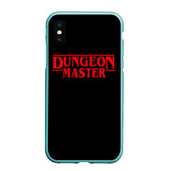 Чехол iPhone XS Max матовый Stranger Dungeon Master, цвет: 3D-мятный