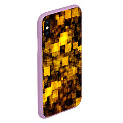 Чехол iPhone XS Max матовый Неоновый взрыв, цвет: 3D-сиреневый — фото 2