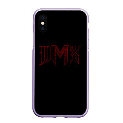Чехол iPhone XS Max матовый DMX, цвет: 3D-светло-сиреневый