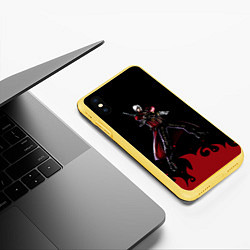 Чехол iPhone XS Max матовый Old Dante, цвет: 3D-желтый — фото 2