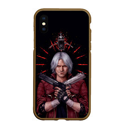 Чехол iPhone XS Max матовый Saint Dante