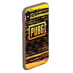 Чехол iPhone XS Max матовый PUBG ПАБГ, цвет: 3D-коричневый — фото 2