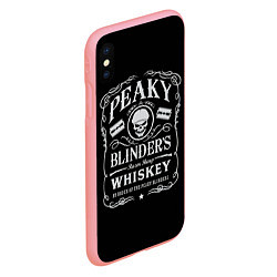 Чехол iPhone XS Max матовый Острые Козырьки Whiskey, цвет: 3D-баблгам — фото 2