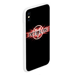 Чехол iPhone XS Max матовый Dethklok, цвет: 3D-белый — фото 2