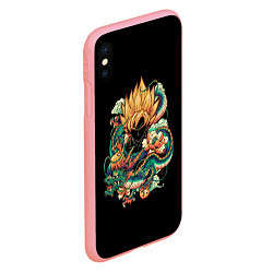 Чехол iPhone XS Max матовый Dragon Ball Retro Style, цвет: 3D-баблгам — фото 2