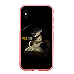 Чехол iPhone XS Max матовый Resident Evil Village Вампирша, цвет: 3D-баблгам