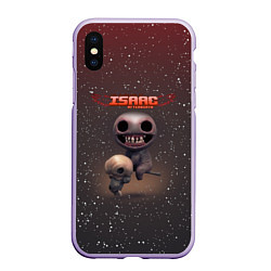 Чехол iPhone XS Max матовый The Binding of Isaac Afterbirth Z, цвет: 3D-светло-сиреневый