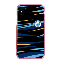 Чехол iPhone XS Max матовый МАНЧЕСТЕР СИТИ MANCHESTER