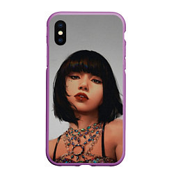 Чехол iPhone XS Max матовый Hot Lisa