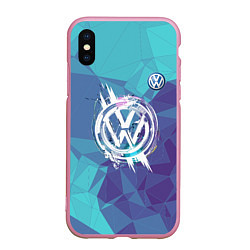 Чехол iPhone XS Max матовый VOLKSWAGEN