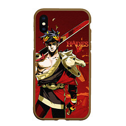 Чехол iPhone XS Max матовый Hades Zagrei, цвет: 3D-коричневый
