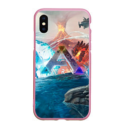 Чехол iPhone XS Max матовый Ark battelfield