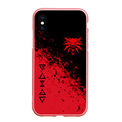 Чехол iPhone XS Max матовый THE WITCHER 3, цвет: 3D-баблгам