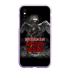 Чехол iPhone XS Max матовый Dungeons & Dragons: Palladin, цвет: 3D-сиреневый