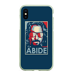 Чехол iPhone XS Max матовый ABIDE Большой Лебовский