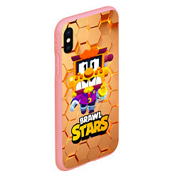 Чехол iPhone XS Max матовый Грифф Griff Brawl Stars, цвет: 3D-баблгам — фото 2