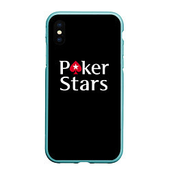 Чехол iPhone XS Max матовый Poker Stars