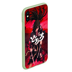 Чехол iPhone XS Max матовый Dororo Poster Дороро Постер Z, цвет: 3D-салатовый — фото 2