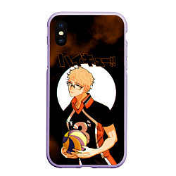 Чехол iPhone XS Max матовый Кей Цукишима Haikyuu!!