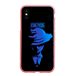 Чехол iPhone XS Max матовый Манки Д Луффи One Piece, цвет: 3D-баблгам