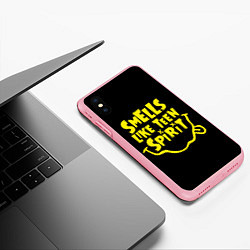 Чехол iPhone XS Max матовый Smells like teen spirit, цвет: 3D-баблгам — фото 2