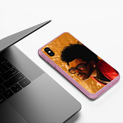 Чехол iPhone XS Max матовый After Hours - The Weeknd, цвет: 3D-розовый — фото 2