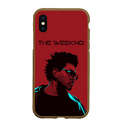 Чехол iPhone XS Max матовый The weeknd