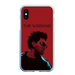 Чехол iPhone XS Max матовый The weeknd