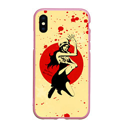 Чехол iPhone XS Max матовый Нико Робин One Piece, цвет: 3D-розовый