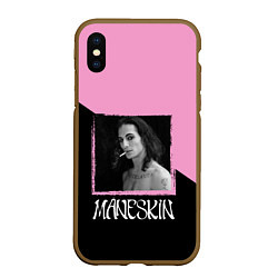 Чехол iPhone XS Max матовый Maneskin Domiano