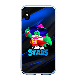 Чехол iPhone XS Max матовый Базз Buzz Brawl Stars