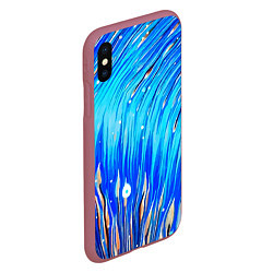 Чехол iPhone XS Max матовый Морские водоросли!, цвет: 3D-малиновый — фото 2