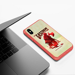 Чехол iPhone XS Max матовый Отец Гаскоин, цвет: 3D-красный — фото 2