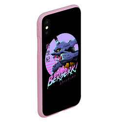 Чехол iPhone XS Max матовый EVA-BERSERK ЕВА- БЕРСЕРК, цвет: 3D-розовый — фото 2