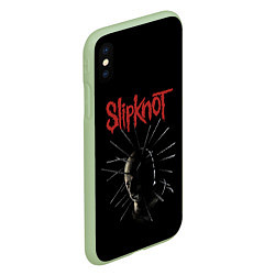 Чехол iPhone XS Max матовый CRAIG JONES SLIPKNOT Z, цвет: 3D-салатовый — фото 2