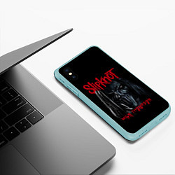 Чехол iPhone XS Max матовый MICK THOMPSON SLIPKNOT СЛИПКНОТ Z, цвет: 3D-мятный — фото 2