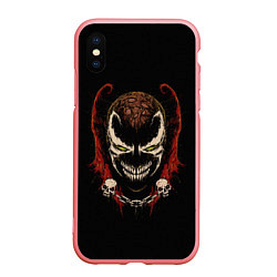 Чехол iPhone XS Max матовый Spawn профиль